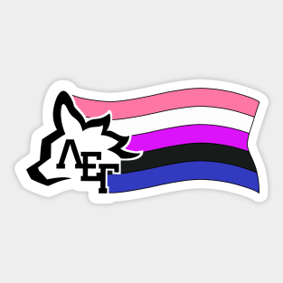 LEG Pride - Genderfluid Sticker